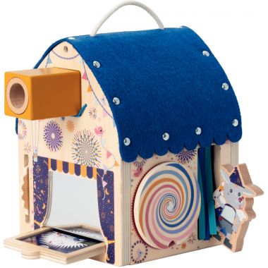 La maison des illusions d'optique en bois LILLIPUTIENS