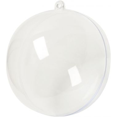Lot de 10 boules en plastique diamètre 10 cm
