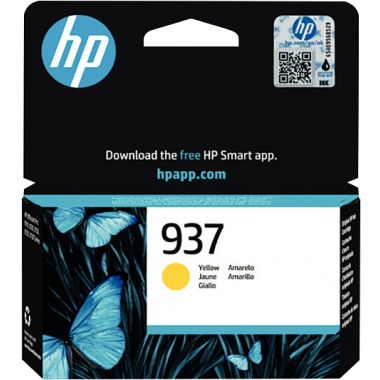 HP 937 cartouche d'encre jaune authentique (4S6W4NE)