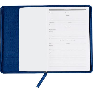 Agenda semainier Colette 16x24 Bleu nuit