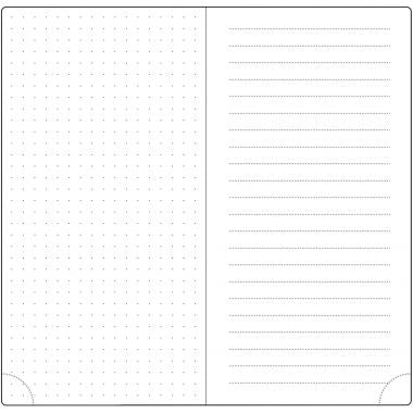 Agenda semainier Mini labo 9x17.5 Bleu