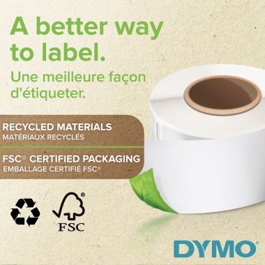 DYMO - 1 rouleau de 160 étiquettes LW 25 x 54 mm - 2112283