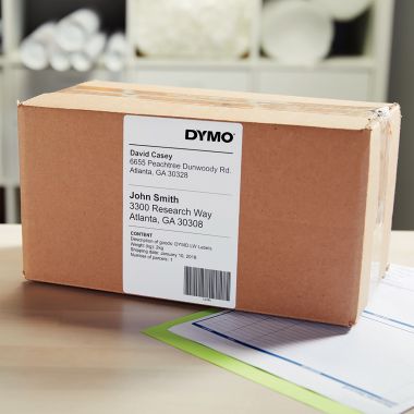 Dymo - Boite de 1 rouleau de 220 étiquettes expédition 104 x 159 mm pour imprimante Labelwriter - S0904980