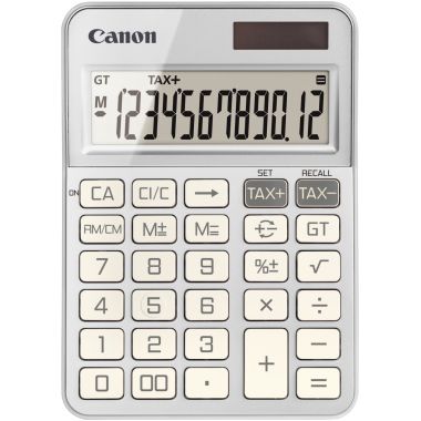 Canon - Calculatrice pour bureau 12 chiffres CANON KS-125KB Argent - 6818C003