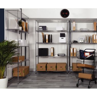 Etagère métal chromé 120x200cm