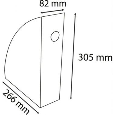 Porte revues Mag-Cube Skandi bleu givré