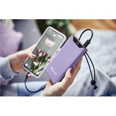 Batterie de secours Intenso F10 000 I 20 W Violet