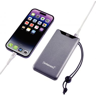 Batterie de secours Intenso F10 000 I 20 W Gris