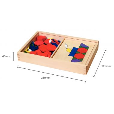 Coffret de 120 mosaïque en bois