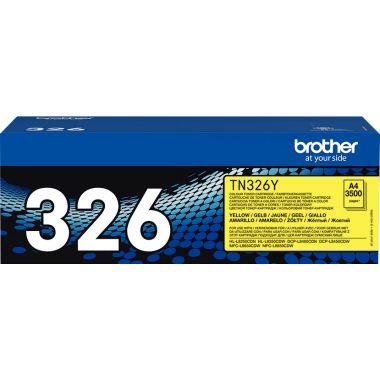 Brother TN326Y toner laser jaune haute capacité authentique