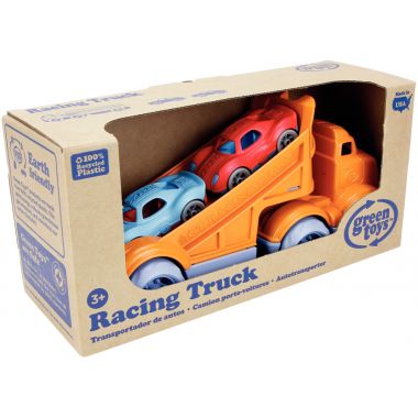 Camion de course + 2 véhicules GREEN TOYS