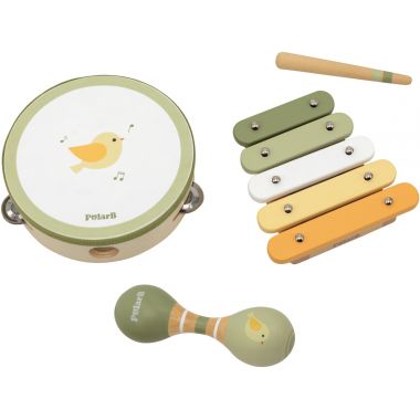 Boite de 3 instruments de musique