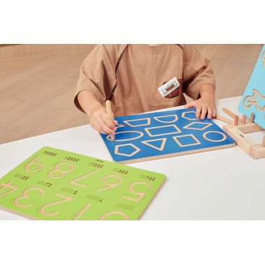 Planche de pré-écriture les formes