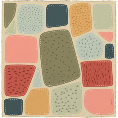 Tapis de regroupement 200x200cm patchwork