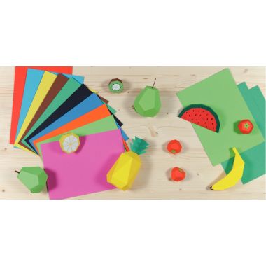 Paquet de 100 feuilles de papier couleur recyclé format A4 210g