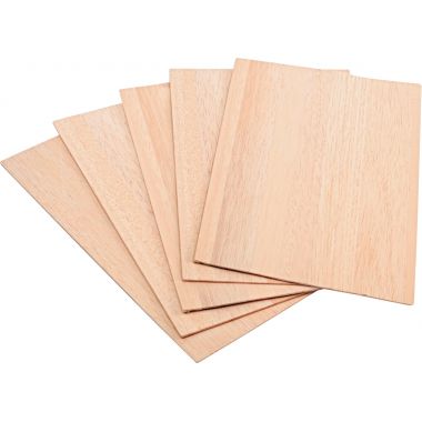 Lot de 5 planches de balsa