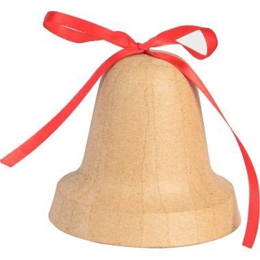 Cloche à suspendre avec ruban et grelot