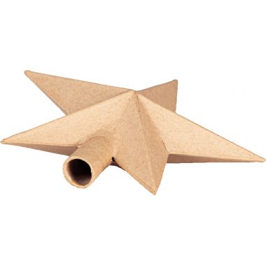 Cimier étoile en carton pour sapin de Noël