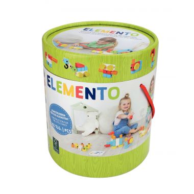Baril de 102 pièces en bois ELEMENTO