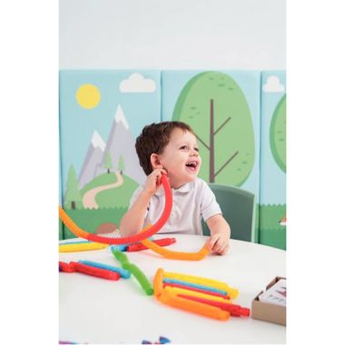 Jeu sensoriel POP TUBES, 60 pièces