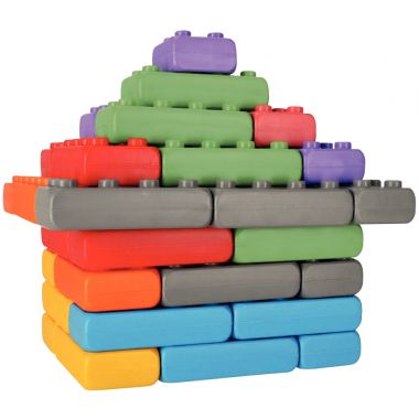 Jeu de construction JUNIOR BRICKS, 60 pièces