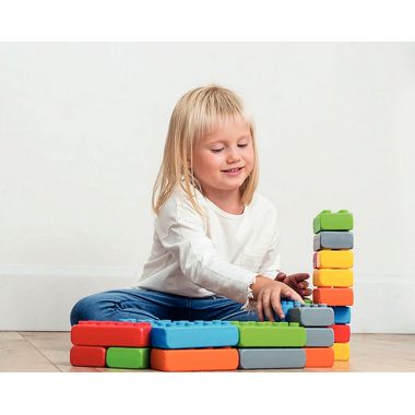 Jeu de construction JUNIOR BRICKS, 60 pièces