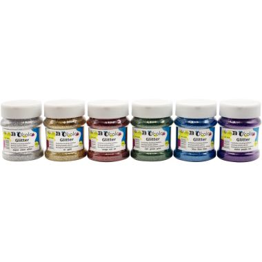Shaker de paillettes biodégradables 100grammes coloris bleu