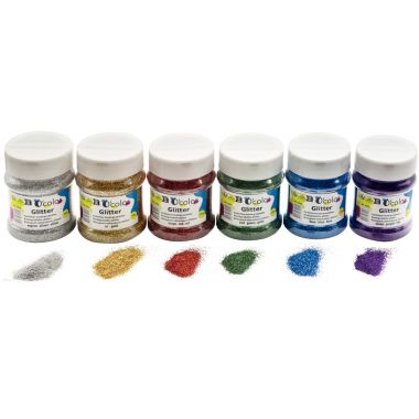 Shaker de paillettes biodégradables 100grammes coloris bleu