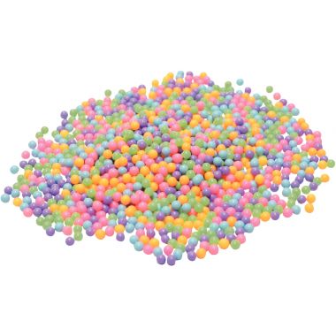 Sachet de 5000 aqua perles diamètre 5mm coloris fluo assortis