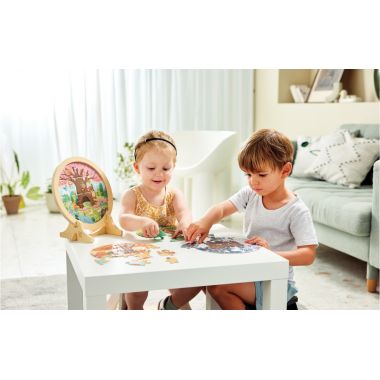 Puzzles en bois sur chevalet, les 4 saisons