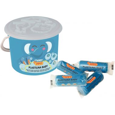 Lot de 4 seaux - 40 pains de plastilina de 38g