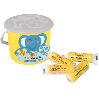 Lot de 4 seaux - 40 pains de plastilina de 38g