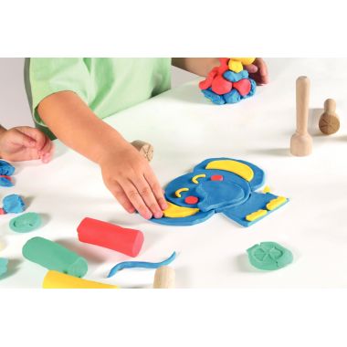 Lot de 4 seaux - 40 pains de plastilina de 38g