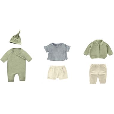 Lot de 3 tenues garçons pour poupées 30/32 cm