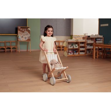 Poussette en bois