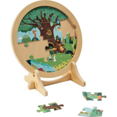 Puzzles en bois sur chevalet, les 4 saisons