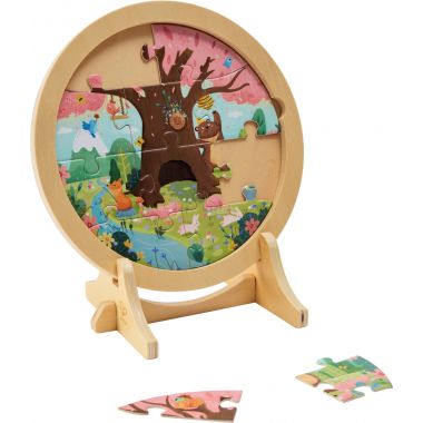 Puzzles en bois sur chevalet, les 4 saisons