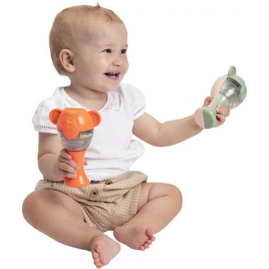 Paire de maracas singes CHICCO ECO+