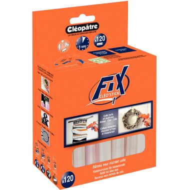 Mégabox de 120 batons de colle CléogunFix