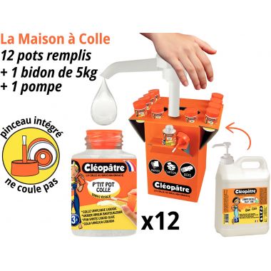Kit maison colle de 5kg + 12 pots de 50g