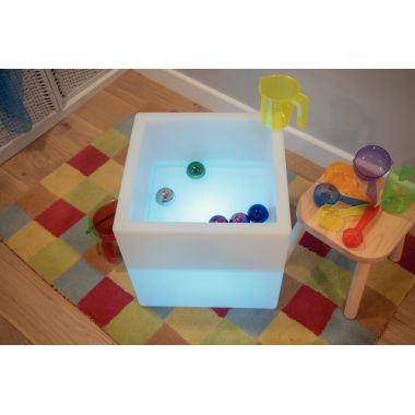 Table lumineuse carrée