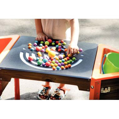 Lot de 3 tables d'activités avec 2 plateaux
