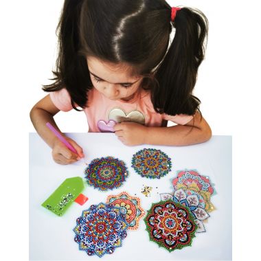 Pack mandalas a diamanter pour 15 élèves