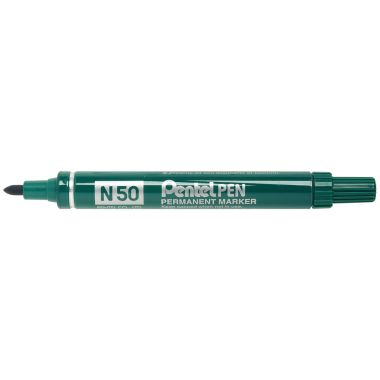 Pentel - Marqueur permanent N50 pointe ogive vert - N50-D