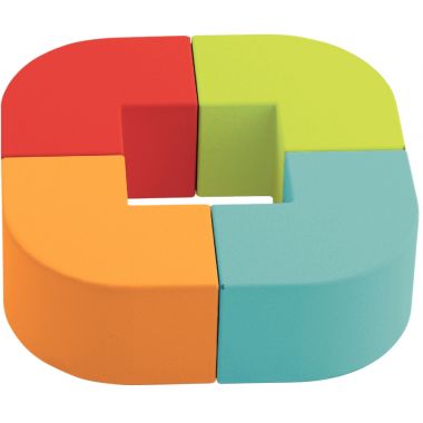 Lot de 4 poufs pour 56622