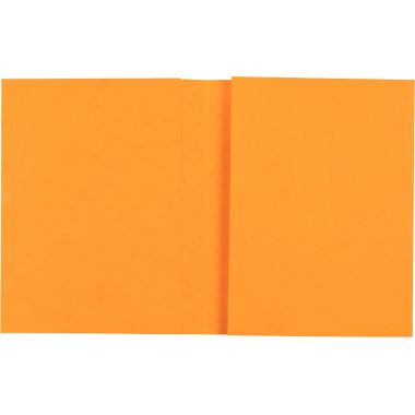 Lot de 10 protèges cahiers 2 rabats 24x32cm carte lustrée coloris jaune