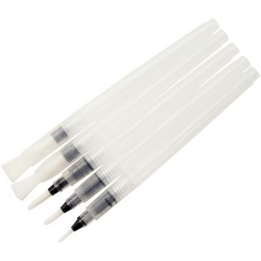 Lot de 6 pinceaux à réservoir pointes moyennes