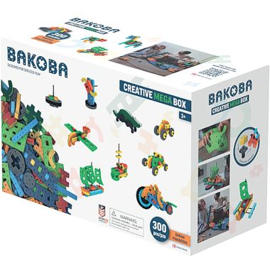 CREATIVE MEGA BOX BAKOBA, 300 pièces en mousse EVA