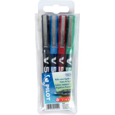 Pochette de 4 stylos V5 assortis