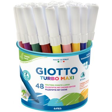 Pot de 48 feutres Turbo maxi dont 6 gratuits